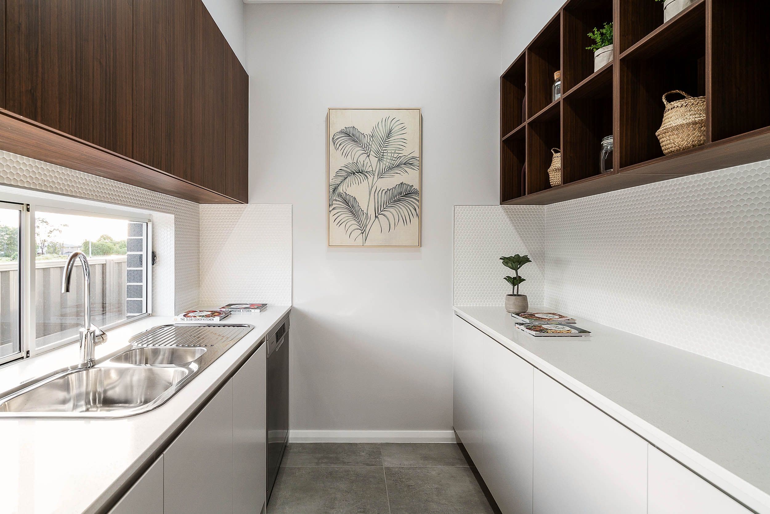 Display home bathroom with premium fixtures