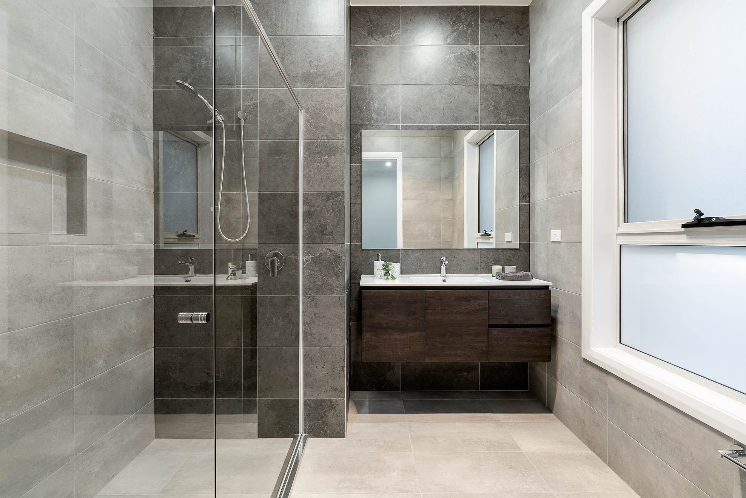 Display home hallway and interior details