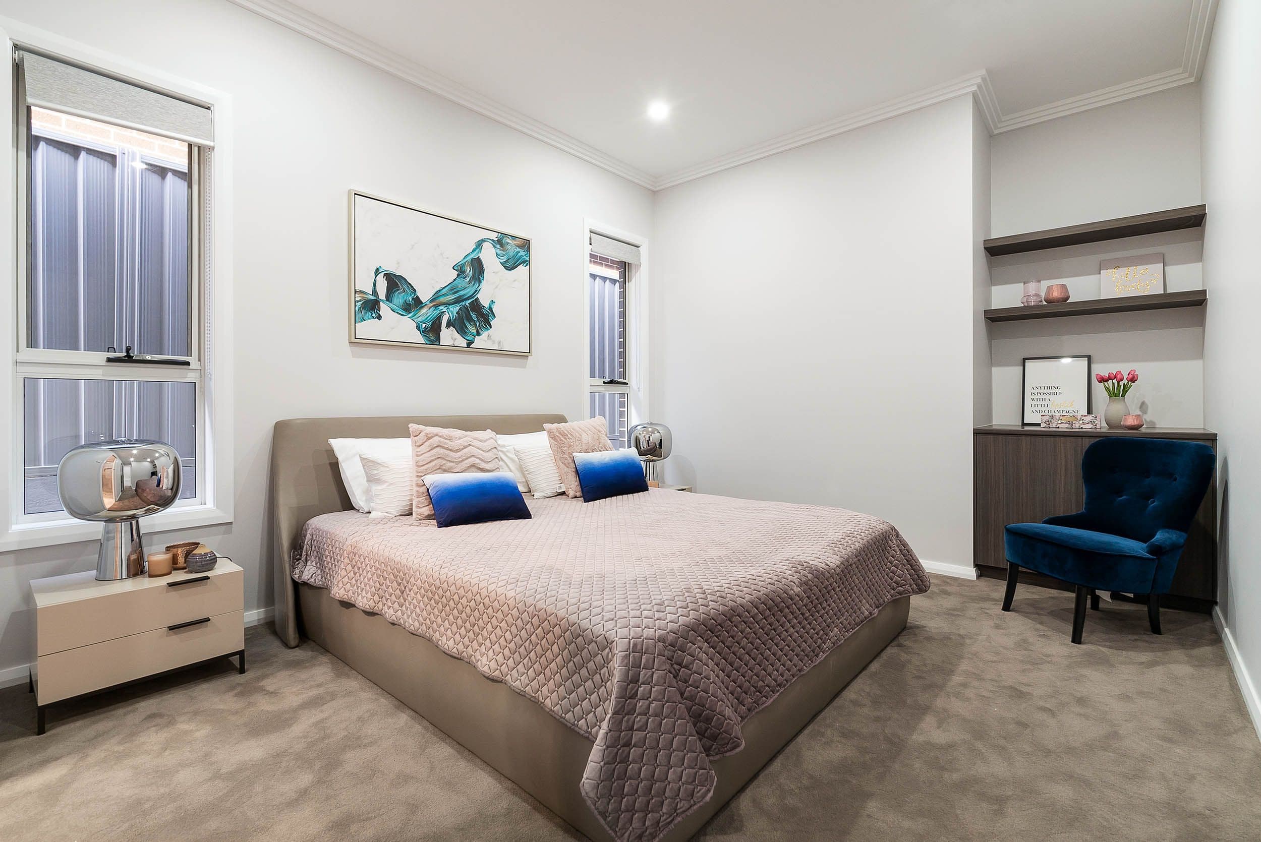 Display home study or home office space